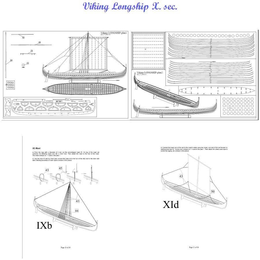 Planos Longship Vikingo