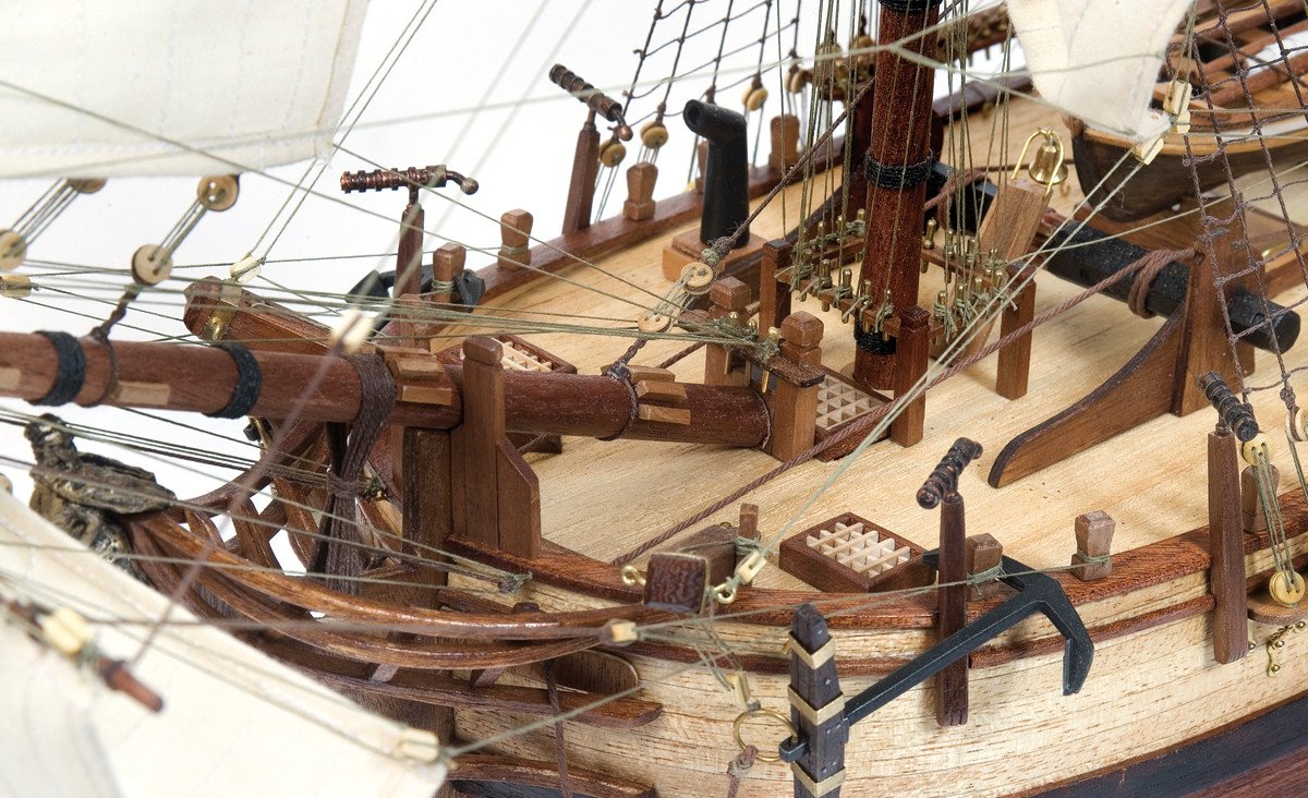 HMS Bounty detalle proa
